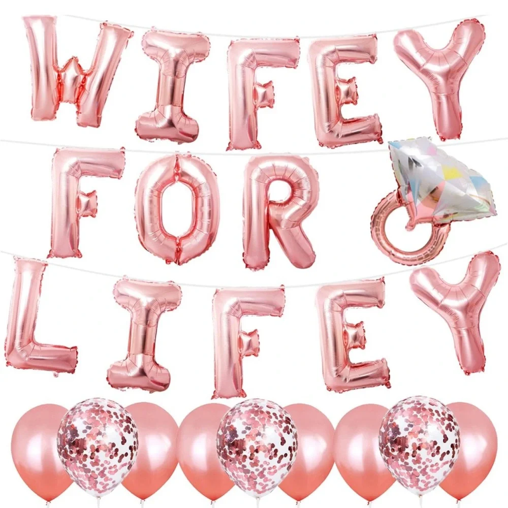 3 / $15: 4 Pk Bridal Shower, Engagement Party, Bachelorette Party Ballon Bann…